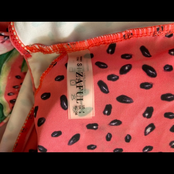 Zaful bandeau watermelon bikini - Picture 3 of 3